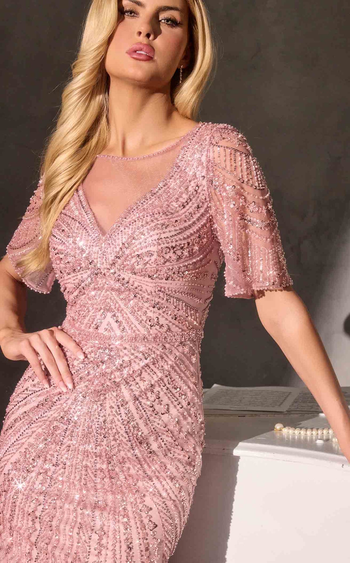 Ladivine CR887CL dress — view 2