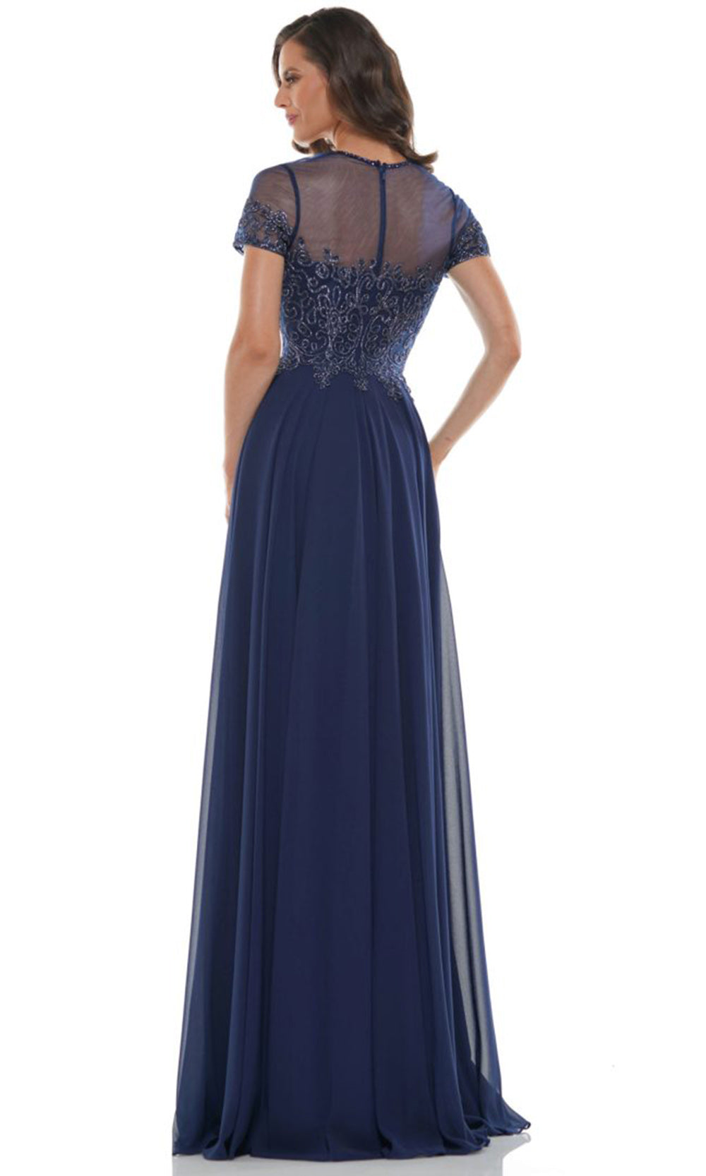 Marsoni by Colors M271-1 - Soutache Embroidered Sweetheart Gown - view 4