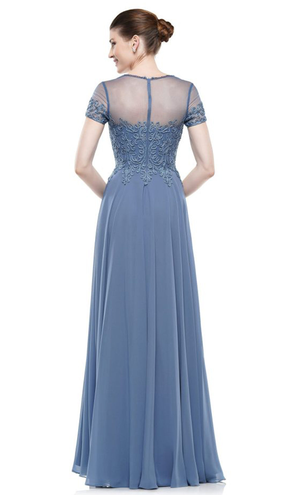Marsoni by Colors M271-1 - Soutache Embroidered Sweetheart Gown - view 6