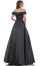 Marsoni by Colors MV1008-2 - Beaded Applique Sweetheart Ballgown - back view