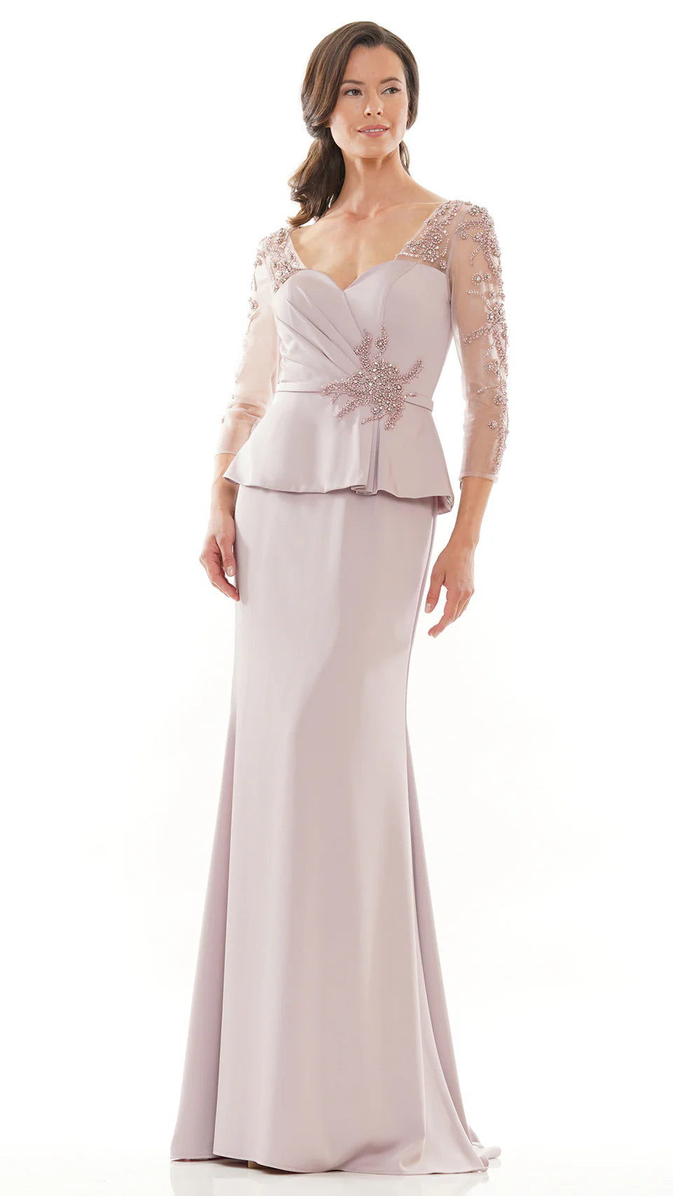Marsoni by Colors - MV1037 Embellished Sweetheart Trumpet Dress - view 6