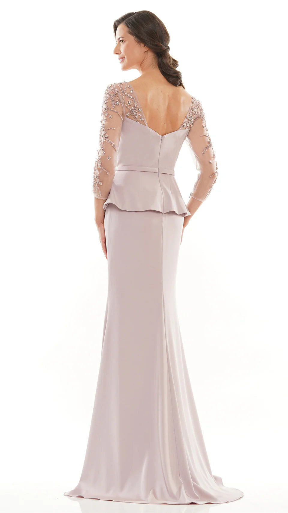Marsoni by Colors - MV1037 Embellished Sweetheart Trumpet Dress - view 8