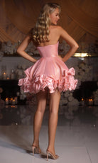 Portia and Scarlett PS25671E - Strapless Bow Accent A-Line Dress - view 4