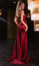 Portia and Scarlett PS25687E - One Shoulder Gown with Overskirt