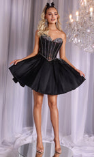 Portia and Scarlett PS25706 - Sweetheart Beaded Bust Flare Dress - view 6