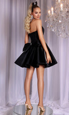 Portia and Scarlett PS25706 - Sweetheart Beaded Bust Flare Dress - back view