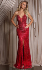 Portia and Scarlett PS26012 - Strapless Plunge Embellished Dress - view 12