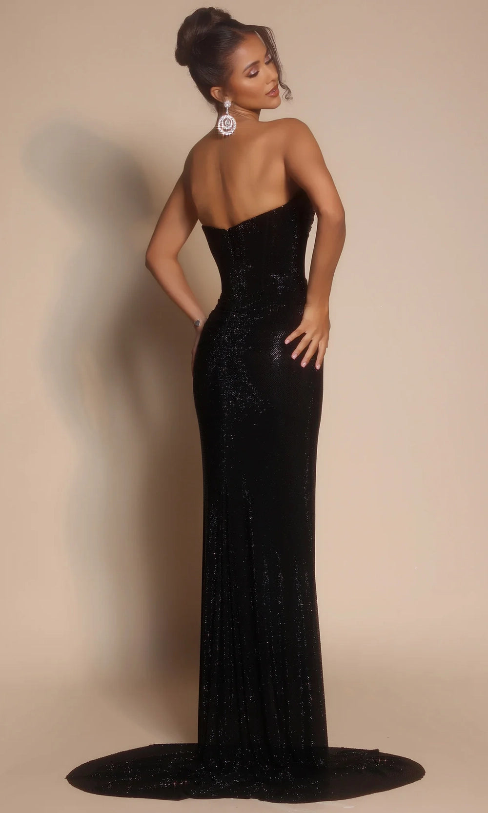 Portia and Scarlett PS26026 - Sweetheart Prom Dress With Front Keyhole - view 4