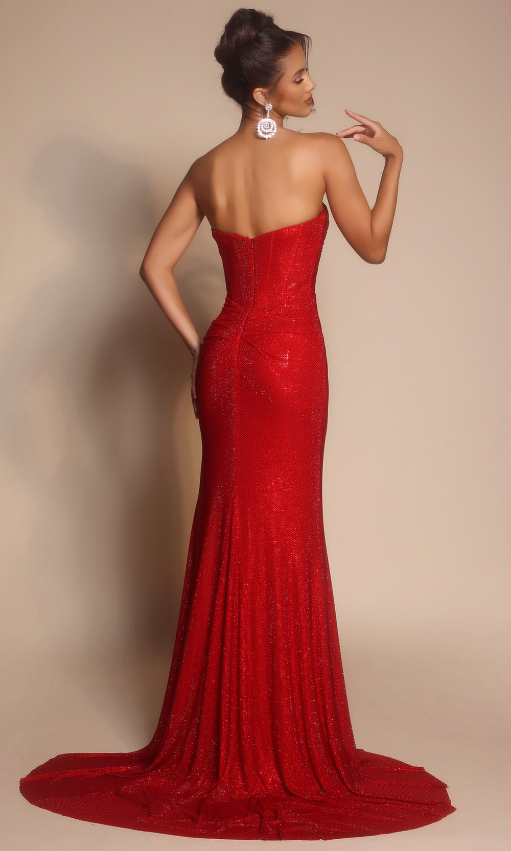 Portia and Scarlett PS26026 - Sweetheart Prom Dress With Front Keyhole - view 11