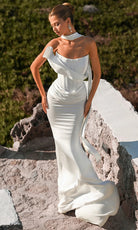 Portia and Scarlett PS26032 - Strapless Paneled Sheath Prom Dress - view 5