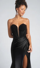 Portia and Scarlett PS26039 - Long Sweetheart Beaded Corset Dress - view 5