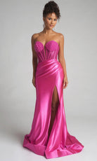 Portia and Scarlett PS26039 - Long Sweetheart Beaded Corset Dress - view 6