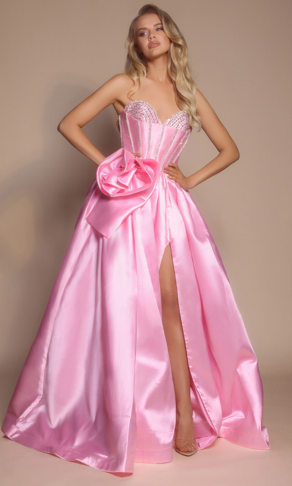Portia and Scarlett PS26079 - Sweetheart Beaded Top Ballgown - designer ball gown at Silhouette Dresses