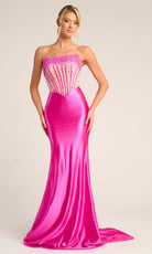 Portia and Scarlett PS26094 - Embellished Strapless Scoop Neck Dress - view 4