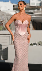 Portia and Scarlett PS26105 - Corset Top Sweetheart Sheath Dress - designer prom dress at Silhouette Dresses