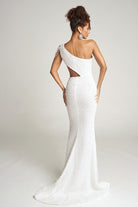 Portia and Scarlett PS26115 - One Shoulder Beaded Cutout Dress - view 4