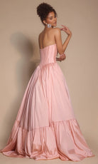 Portia and Scarlett PS26148 - Tiered Hem Scoop Neck Ballgown - view 9