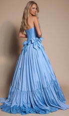 Portia and Scarlett PS26148 - Tiered Hem Scoop Neck Ballgown - view 6