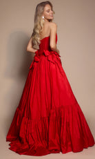 Portia and Scarlett PS26148 - Tiered Hem Scoop Neck Ballgown - view 12