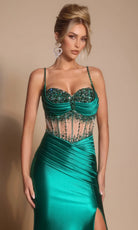 Portia and Scarlett PS26158 - Pleated Detail Sweetheart Prom Gown - view 4