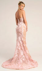 Portia and Scarlett PS26248 - Floral Bodice Plunge Sweetheart Dress - view 5