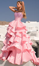 Portia and Scarlett PS26253 - Beaded Corset Ruffle Ballgown - view 4