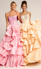 Portia and Scarlett PS26253 - Beaded Corset Ruffle Ballgown - view 8
