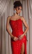 Portia and Scarlett PS26400C - Scoop Beaded Bodice Prom Dress - view 12