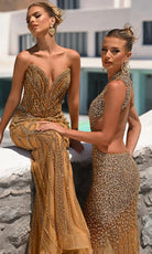 Portia and Scarlett PS26401C - Intricate Beaded Sweetheart Prom Dress - view 7