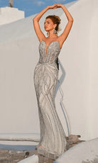Portia and Scarlett PS26401C - Intricate Beaded Sweetheart Prom Dress - view 11