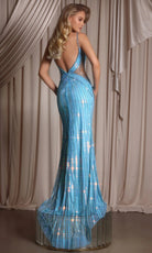 Portia and Scarlett PS26405C - Beaded Illusion Side Prom Dress - view 11