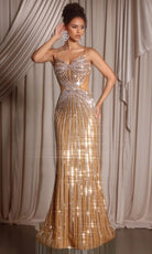 Portia and Scarlett PS26405C - Beaded Illusion Side Prom Dress - view 13