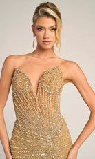 Portia and Scarlett PS26416C - Basque Waist Fully Beaded Dress - view 8
