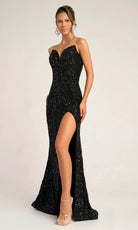 Portia and Scarlett PS26424C - Deep Sweetheart Sparkle Sheath Dress - designer pageant gown at Silhouette Dresses