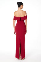 Ladivine T2011 - Off Shoulder Fitted Gown