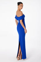 Ladivine T2011 - Off Shoulder Fitted Gown