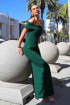 Ladivine T2011 - Off Shoulder Fitted Gown