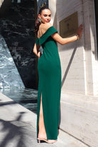 Ladivine T2011 - Off Shoulder Fitted Gown