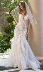 Andrea and Leo WL062 - Tiered Tulle Mermaid Wedding Dress - Silhouette Dresses