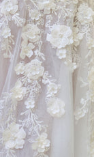 Andrea and Leo WL063 - Corset A-Line Bridal Gown with Slit - view 5