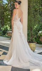 Andrea and Leo WL068 - Embroidered Lace Mermaid Wedding Dress - detail view