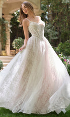 Andrea and Leo WL069 - Lace Corset A-Line Wedding Dress - detail view