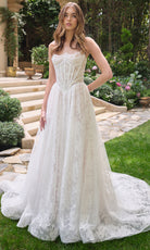 Andrea and Leo WL069 - Lace Corset A-Line Wedding Dress - Silhouette Dresses