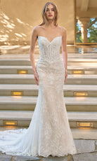Andrea and Leo WL071 - Mermaid Wedding Dress with Bolero - detail view