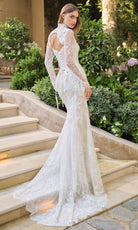 Andrea and Leo WL071 - Mermaid Wedding Dress with Bolero - back view