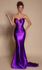Portia and Scarlett XO080 - Sweetheart Strapless Sleek Evening Dress - designer prom dress at Silhouette Dresses