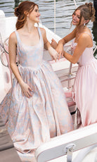 Portia and Scarlett XO185 - Square Neck Floral Prom Ballgown - view 5