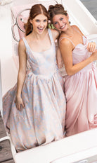 Portia and Scarlett XO185 - Square Neck Floral Prom Ballgown - view 7