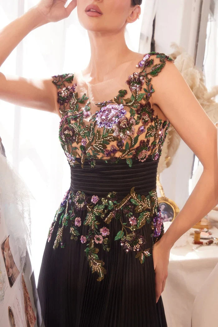 Andrea and Leo A1355 - Lace Ornate Long Gown