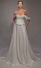 Alyce Paris 7142 - Corset Bodice Gown with Luxe Train - designer wedding dress at Silhouette Dresses